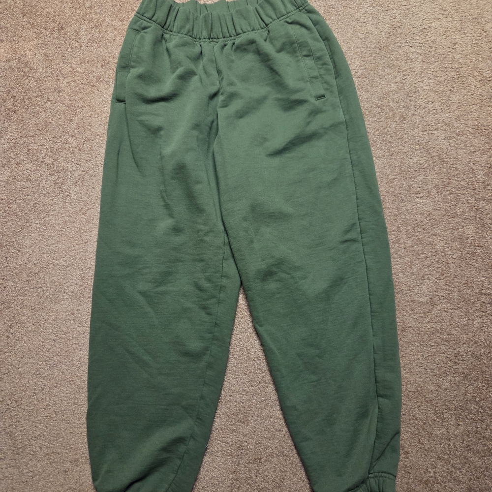 Aerie Green Track Pants
